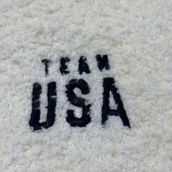 SKIMS Cozy Knit Long Robe Team USA White 4X/5X - Picture 7 of 11